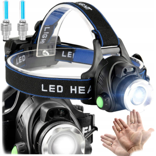 ČELNÁ LAMPA LED T6 bicykel ovládaný pohybom